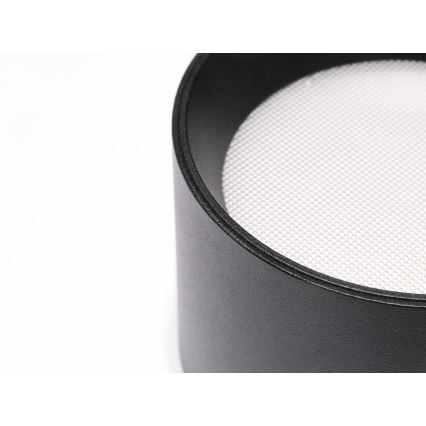 LED2 - LED σποτ ZETA ON LED/8W/230V 3000/3500/4000K Ø 9 cm μαύρο