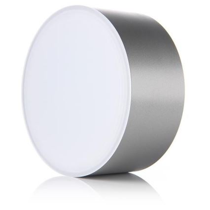 LED2 - LED Φωτιστικό οροφής BUTTON LED/17W/230V ασημί