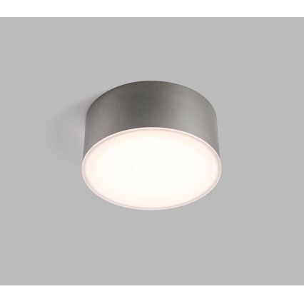 LED2 - LED Φωτιστικό οροφής BUTTON LED/17W/230V ασημί