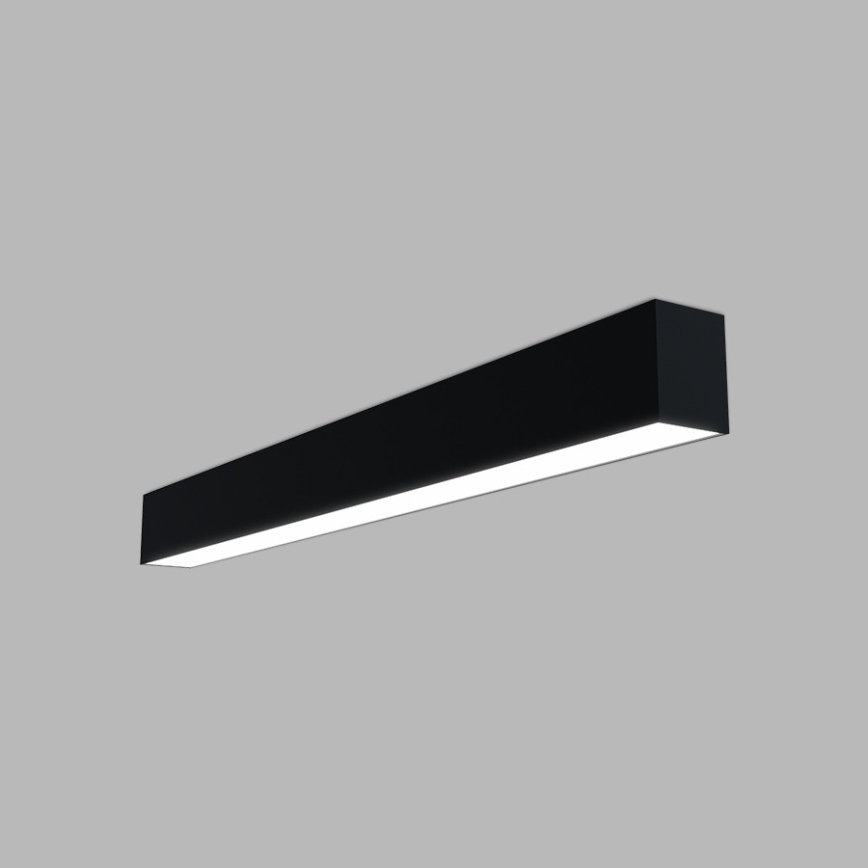 LED2 - LED φωτιστικό οροφής LINO LED/24W/230V 3000/3500/4000K 90 cm μαύρο