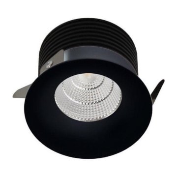 LED2 - LED Χωνευτό φωτιστικό σποτ SPOT LED/9W/230V black IP44