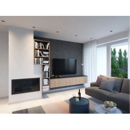 LED2 - LED Χωνευτό φωτιστικό σποτ SPOT LED/9W/230V black IP44