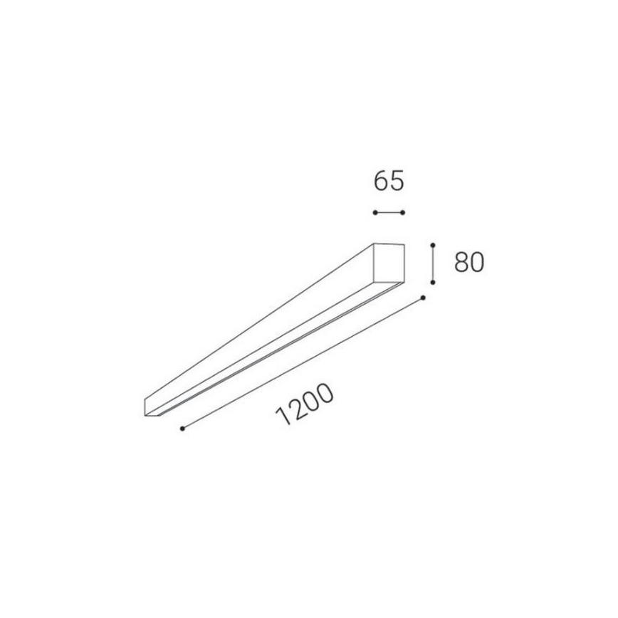 LED2 - LED Χωνευτό φωτιστικό οροφής LINO LED/30W/230V 3000/3500/4000 λευκό