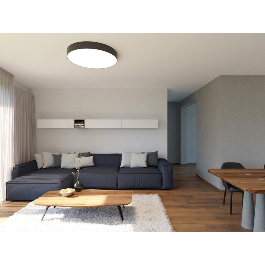 LED2 - LED Ρυθμιζόμενο φωτιστικό οροφής MONO LED/100W/230V 3000K/4000K μαύρο