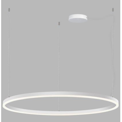 LED2 - Ρυθμιζόμενο LED φωτιστικό οροφής με καλώδιο SATURN LED/80W/230V διάμ. 100 εκ. λευκό