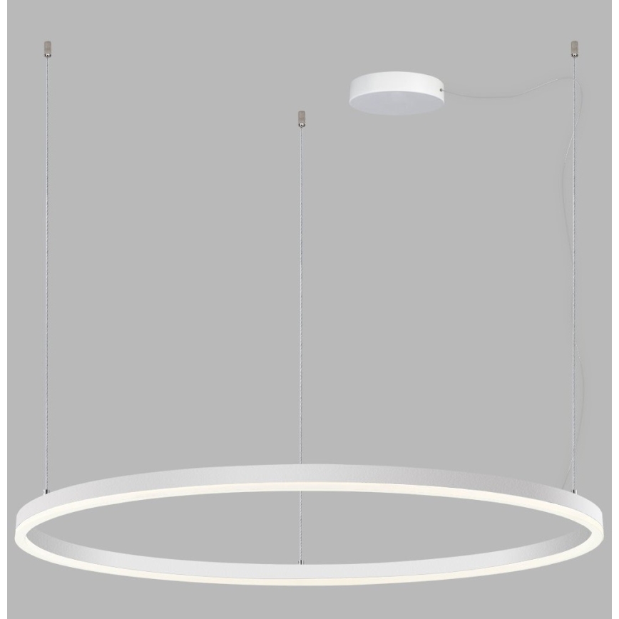 LED2 - Ρυθμιζόμενο LED φωτιστικό οροφής με καλώδιο SATURN LED/80W/230V διάμ. 100 εκ. λευκό