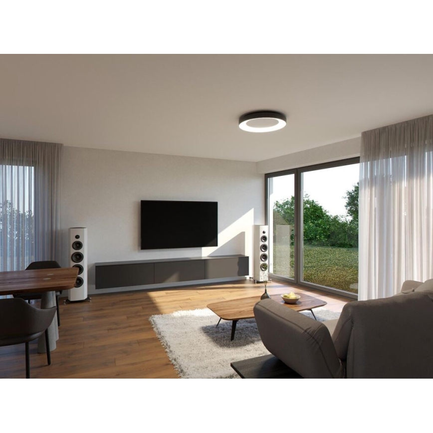 LED2 - Ρυθμιζόμενο LED οροφής φωτιστικό BELLA LED/80W/230V 3000K/4000K μαύρο