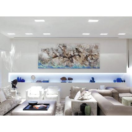 LED2 - LED Εντοιχισμένο φωτιστικό μπάνιου SLIM LED/10W/230V IP43 CRI 90