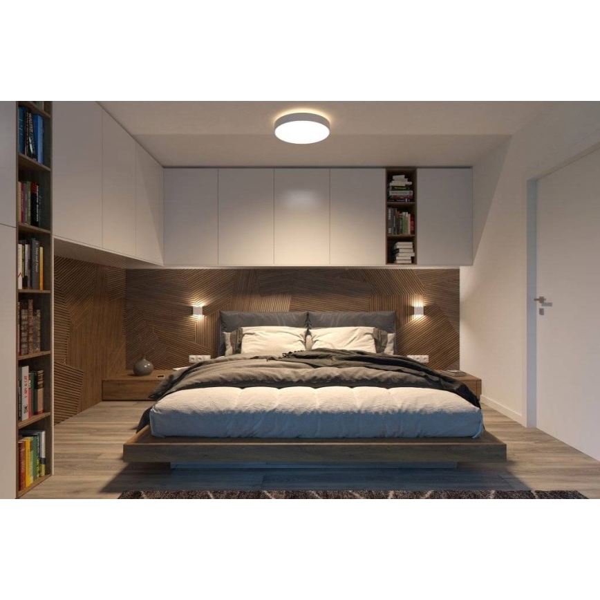 LED2 - Εξωτερικό επιτοίχιο φωτιστικό FLAT 2xLED/3W/230V IP65 3000K/4000K/5700K λευκό