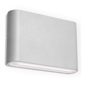LED2 - Εξωτερικό επιτοίχιο φωτιστικό FLAT 2xLED/3W/230V IP65 3000K/4000K/5700K λευκό