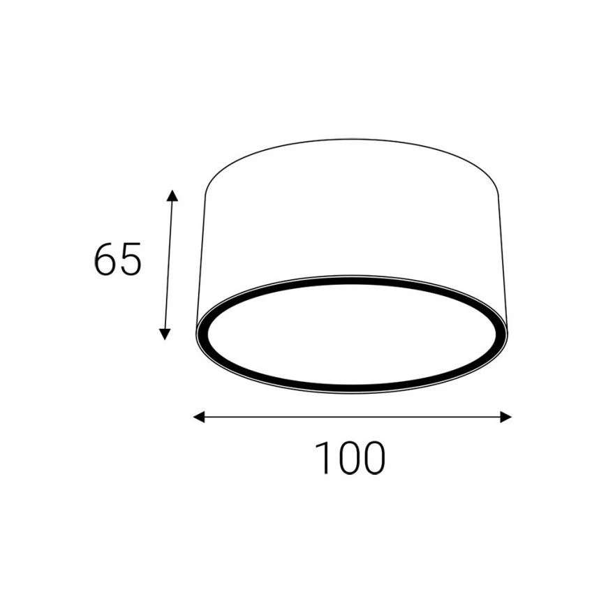 LED2 - Εξωτερικό φως σποτ MEDO 1xGX53/11W/230V λευκό IP54