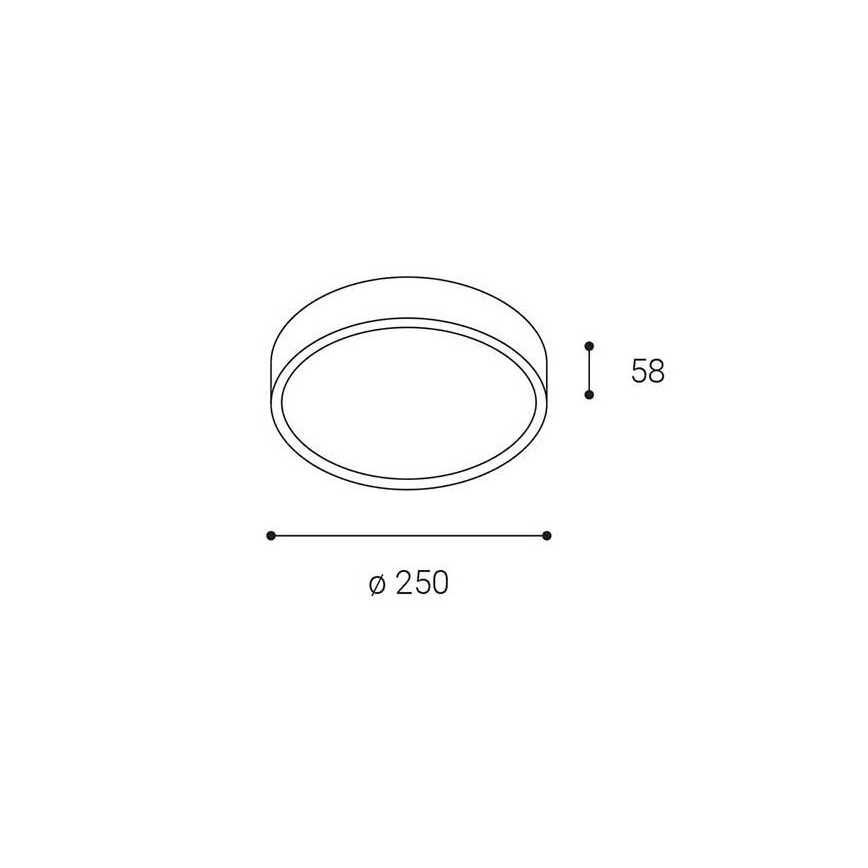 LED2 - Εξωτερικό φωτιστικό οροφής LED MIRA LED/18W/230V IP65 λευκό