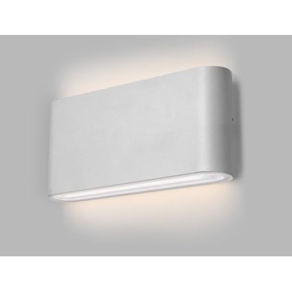 LED2 - Φωτιστικό LED εξωτερικού τοίχου FLAT 2xLED/5W/230V IP65