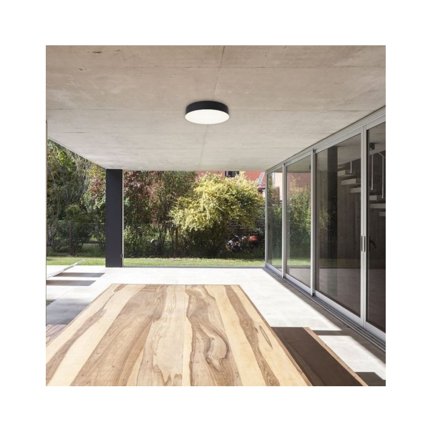 LED2 - Φωτιστικό οροφής LED εξωτερικού χώρου με αισθητήρα DRUM LED/21W/230V IP65 3000K/4000K/6500K