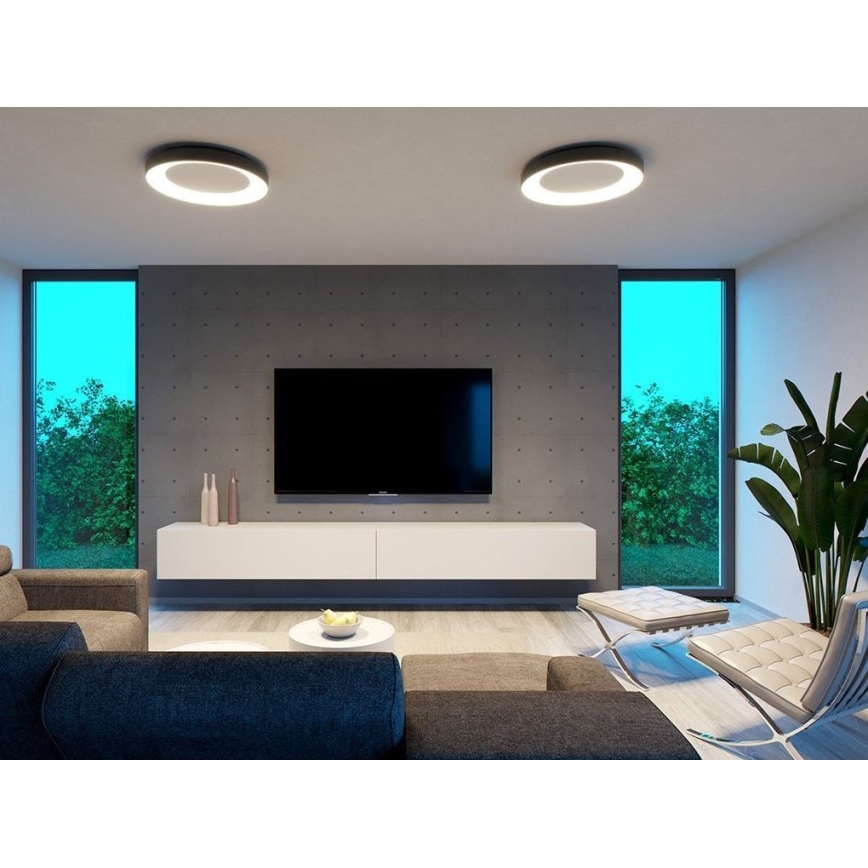 LED2 - Φωτιστικό οροφής LED BELLA LED/40W/230V  3000/4000 K μαύρο