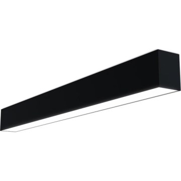 LED2 - Φωτιστικό οροφής LED LINO LED/24W/230V 3000K/3500K/4000K μαύρο 90 cm