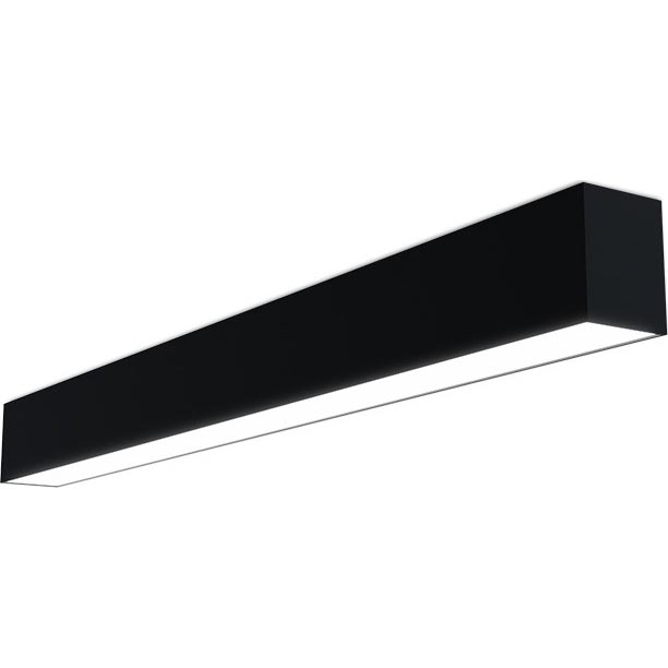 LED2 - Φωτιστικό οροφής LED LINO LED/24W/230V 3000K/3500K/4000K μαύρο 90 cm