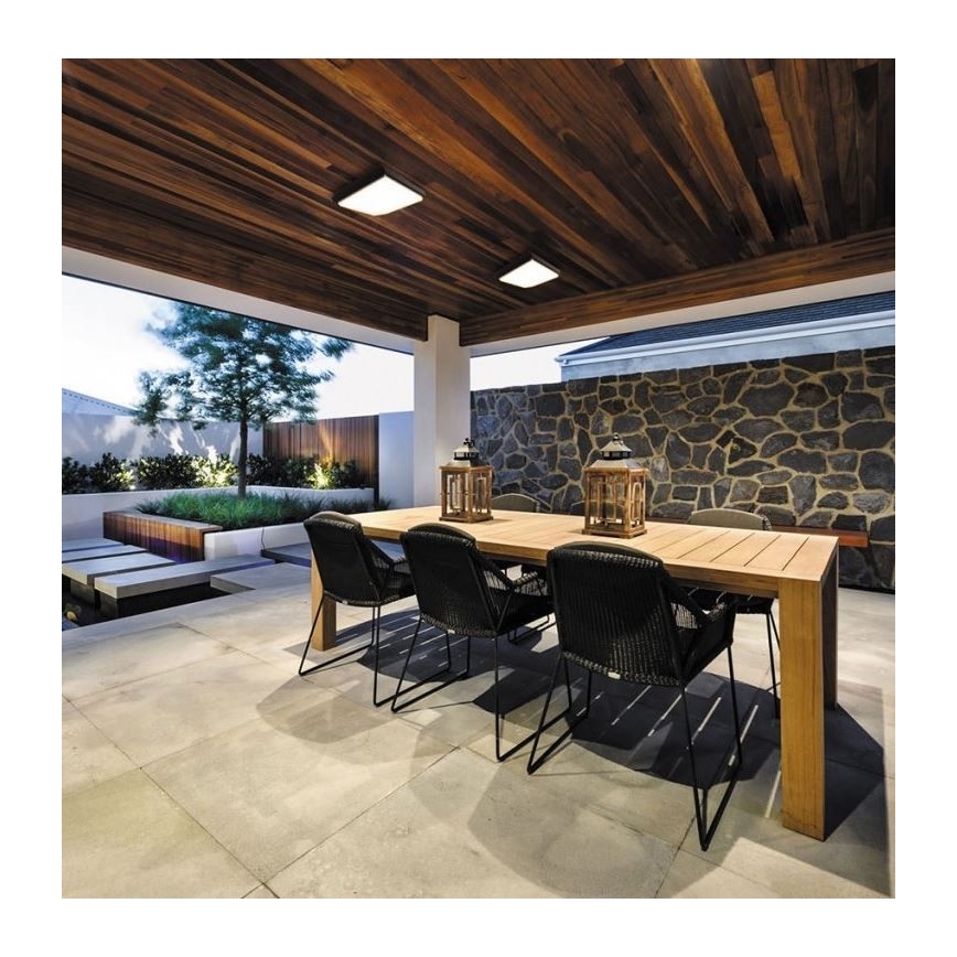 LED2 -  Φωτιστικό οροφής εξωτερικού χώρου LED QUADO LED/10W/230V ανθρακί IP54