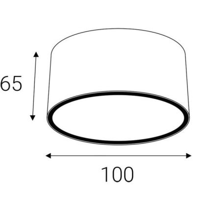 LED2 - Φωτιστικό σποτ εξωτερικού χώρου MEDO GX53/11W/230V ανθρακί IP54