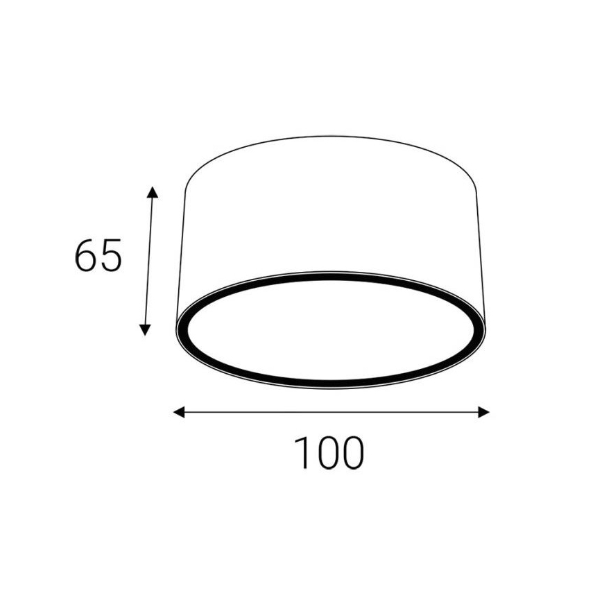 LED2 - Φωτιστικό σποτ εξωτερικού χώρου MEDO GX53/11W/230V ανθρακί IP54