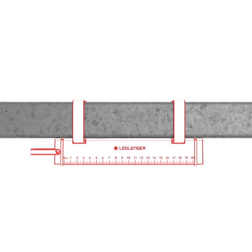 Ledlenser AF2R - Ρυθμιζόμενος επαναφορτιζόμενος φακός εργασίας LED IP54 1000 lm 50 h 4810 mAh