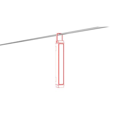 Ledlenser AF2R - LED ρυθμιζόμενος επαναφορτιζόμενος φακός εργασίας LED IP54 1000 lm 50 h