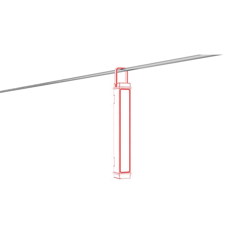 Ledlenser AF2R - LED ρυθμιζόμενος επαναφορτιζόμενος φακός εργασίας LED IP54 1000 lm 50 h