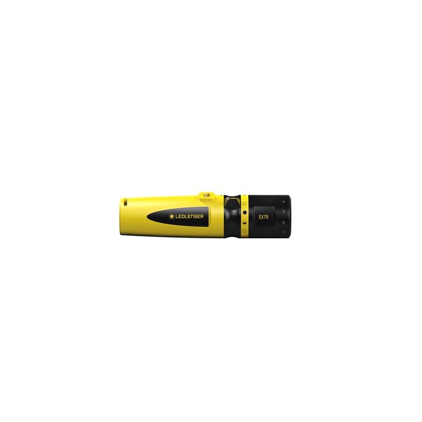 Ledlenser EX7R - Επαναφορτιζόμενος ρυθμιζόμενος φακός LED, 3250 mAh, IP68, 220 lm, 45 h, κίτρινο