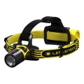Ledlenser EXH8 - Ρυθμιζόμενος LED φακός κεφαλής LED/3xAA IP66 180 lm 40 h κίτρινος