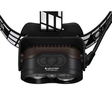 Ledlenser H19R SIGNATURE - Ρυθμιζόμενος επαναφορτιζόμενος φακός κεφαλής LED, 4800 mAh, IP68, 4000 lm, 20 h, Μαύρος