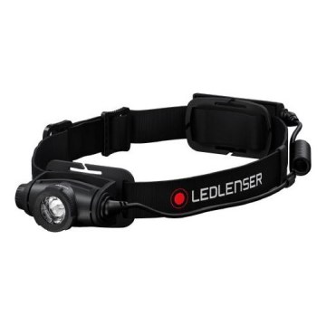 Ledlenser H5R CORE - LED ρυθμιζόμενος επαναφορτιζόμενος φακός κεφαλής LED/1800 mAh IP67 500 lm 50 h μαύρο