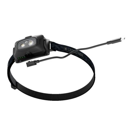 Ledlenser HF4R Core - Ρυθμιζόμενος επαναφορτιζόμενος φακός κεφαλής LED/1000 mAh IP68 500 lm 35 h μαύρος