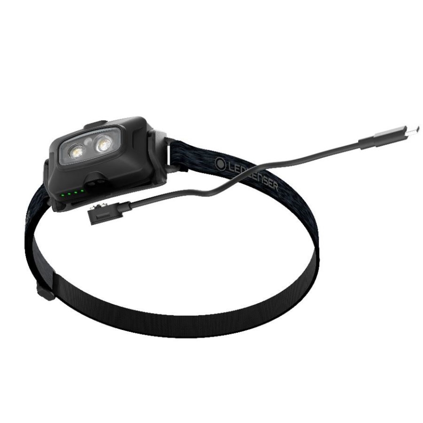 Ledlenser HF4R Core - Ρυθμιζόμενος επαναφορτιζόμενος φακός κεφαλής LED/1000 mAh IP68 500 lm 35 h μαύρος