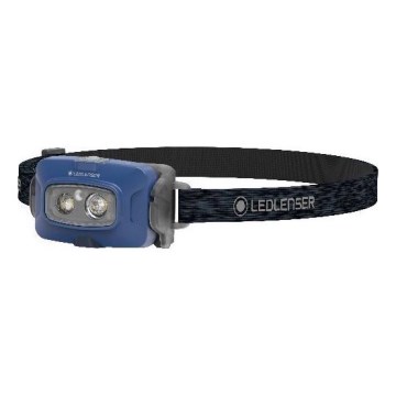 Ledlenser HF4R Core - LED Ρυθμιζόμενος επαναφορτιζόμενος φακός κεφαλής LED/1000 mAh IP68 500 lm 35 h μπλε