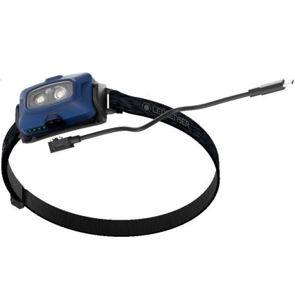 Ledlenser HF4R Core - LED Ρυθμιζόμενος επαναφορτιζόμενος φακός κεφαλής LED/1000 mAh IP68 500 lm 35 h μπλε