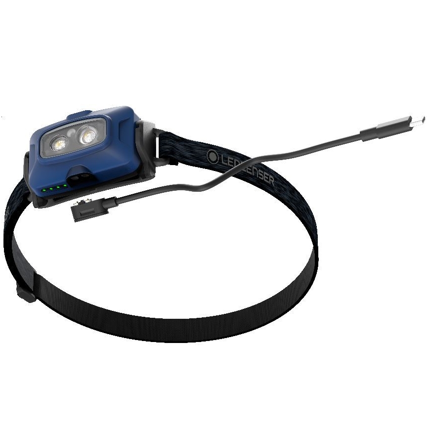 Ledlenser HF4R Core - LED Ρυθμιζόμενος επαναφορτιζόμενος φακός κεφαλής LED/1000 mAh IP68 500 lm 35 h μπλε