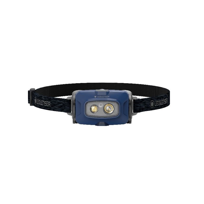 Ledlenser HF4R Core - LED Ρυθμιζόμενος επαναφορτιζόμενος φακός κεφαλής LED/1000 mAh IP68 500 lm 35 h μπλε