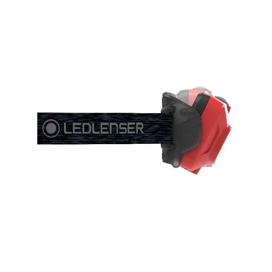 Ledlenser HF4R Core - LED Επαναφορτιζόμενος φακός κεφαλής με ρύθμιση φωτεινότητας LED/1000 mAh IP68 500 lm 35 h κόκκινο