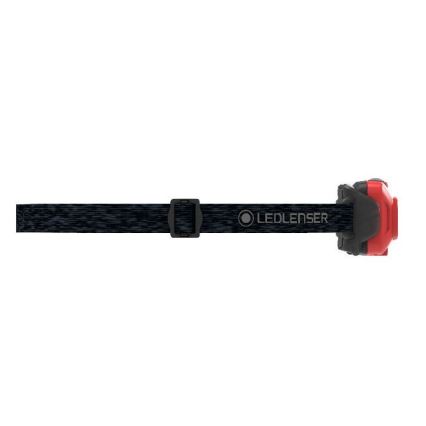 Ledlenser HF4R Core - LED Επαναφορτιζόμενος φακός κεφαλής με ρύθμιση φωτεινότητας LED/1000 mAh IP68 500 lm 35 h κόκκινο