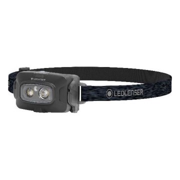Ledlenser HF4R Core - Ρυθμιζόμενος επαναφορτιζόμενος φακός κεφαλής LED/1000 mAh IP68 500 lm 35 h μαύρος