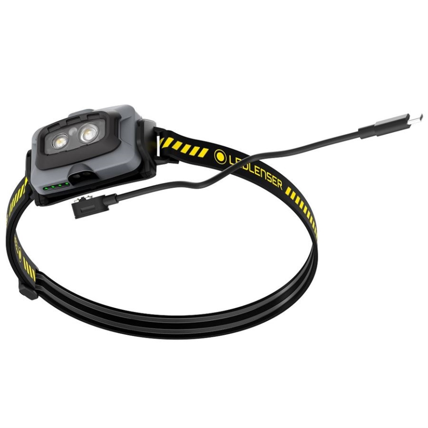 Ledlenser HF4R Work - Ρυθμιζόμενος επαναφορτιζόμενος φακός κεφαλής LED/1000 mAh IP68 500 lm 35 h μαύρο