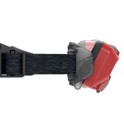 Ledlenser HF6R Core - Ρυθμιζόμενος επαναφορτιζόμενος φακός κεφαλής LED, 2000 mAh, IP68, 800 lm, έως 60 ώρες λειτουργίας, κόκκινο