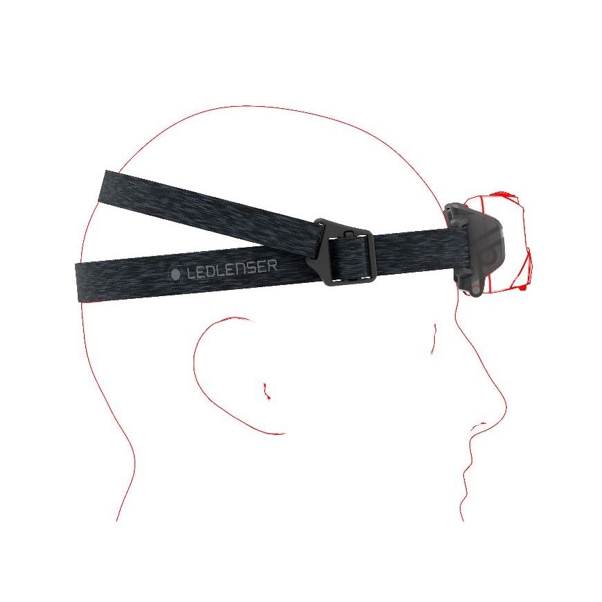 Ledlenser HF6R Core - Ρυθμιζόμενος επαναφορτιζόμενος φακός κεφαλής LED/2000 mAh IP68 800 lm 60 h μπλε