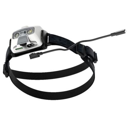 Ledlenser HF6R Core - Ρυθμιζόμενος επαναφορτιζόμενος φακός κεφαλής LED, 2000 mAh, IP68, 800 lm, έως 60 h, λευκό