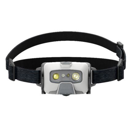 Ledlenser HF6R Core - Ρυθμιζόμενος επαναφορτιζόμενος φακός κεφαλής LED, 2000 mAh, IP68, 800 lm, έως 60 h, λευκό