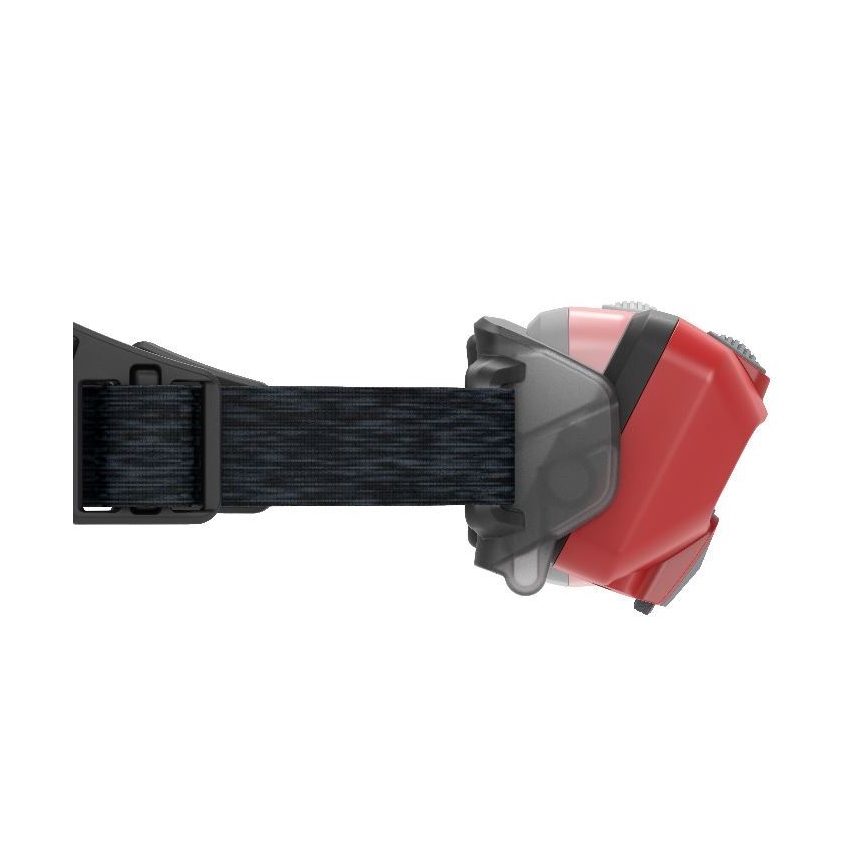 Ledlenser HF6R Core - Ρυθμιζόμενος επαναφορτιζόμενος φακός κεφαλής LED, 2000 mAh, IP68, 800 lm, έως 60 ώρες λειτουργίας, κόκκινο