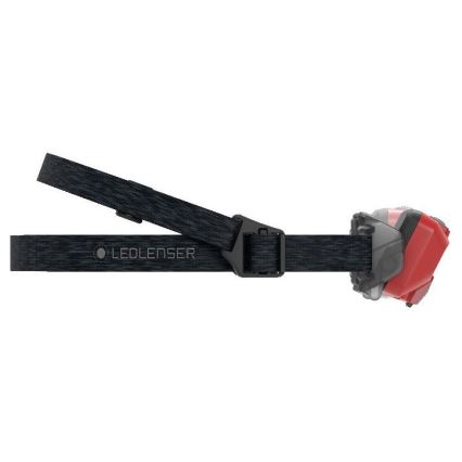 Ledlenser HF6R Core - Ρυθμιζόμενος επαναφορτιζόμενος φακός κεφαλής LED, 2000 mAh, IP68, 800 lm, έως 60 ώρες λειτουργίας, κόκκινο