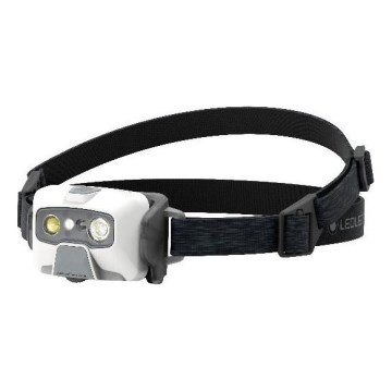 Ledlenser HF6R Core - Ρυθμιζόμενος επαναφορτιζόμενος φακός κεφαλής LED, 2000 mAh, IP68, 800 lm, έως 60 h, λευκό