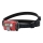 Ledlenser HF6R Core - Ρυθμιζόμενος επαναφορτιζόμενος φακός κεφαλής LED, 2000 mAh, IP68, 800 lm, έως 60 ώρες λειτουργίας, κόκκινο