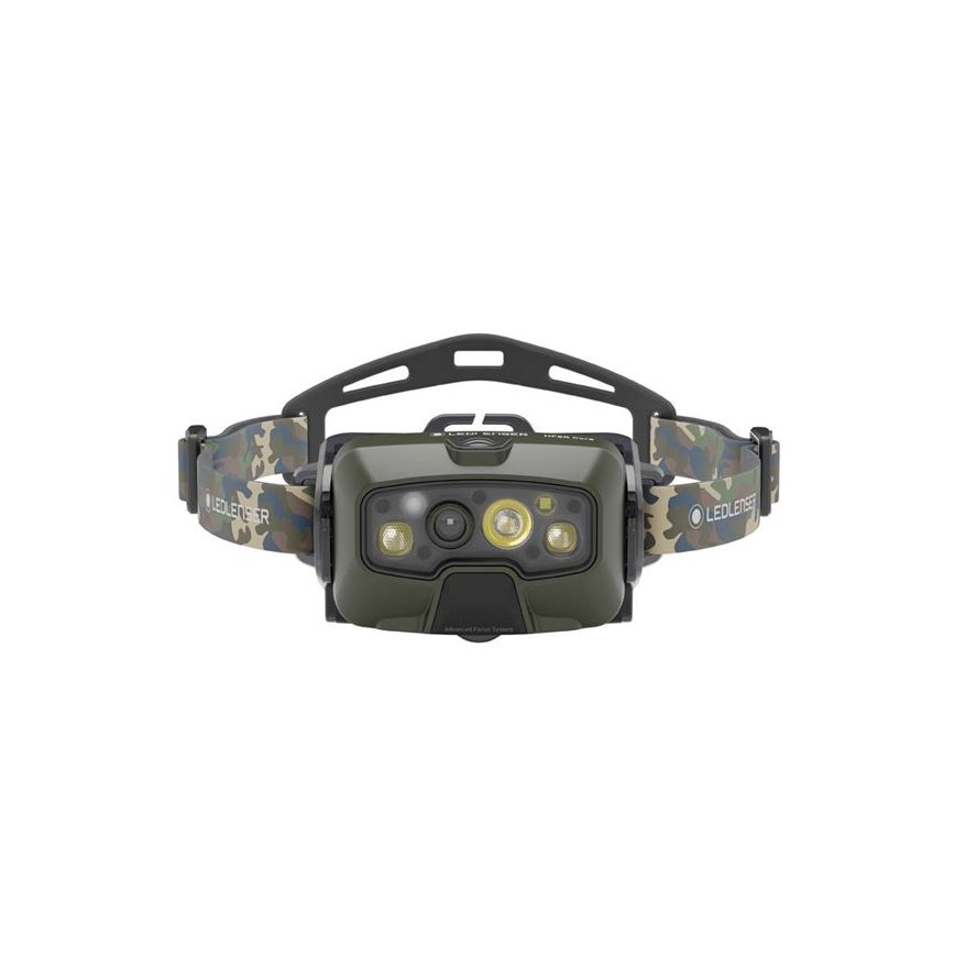 Ledlenser HF8R Core RGB - LED Ρυθμιζόμενος επαναφορτιζόμενος φακός κεφαλής LED/3700 mAh IP68 1600 lm 90h πράσινο